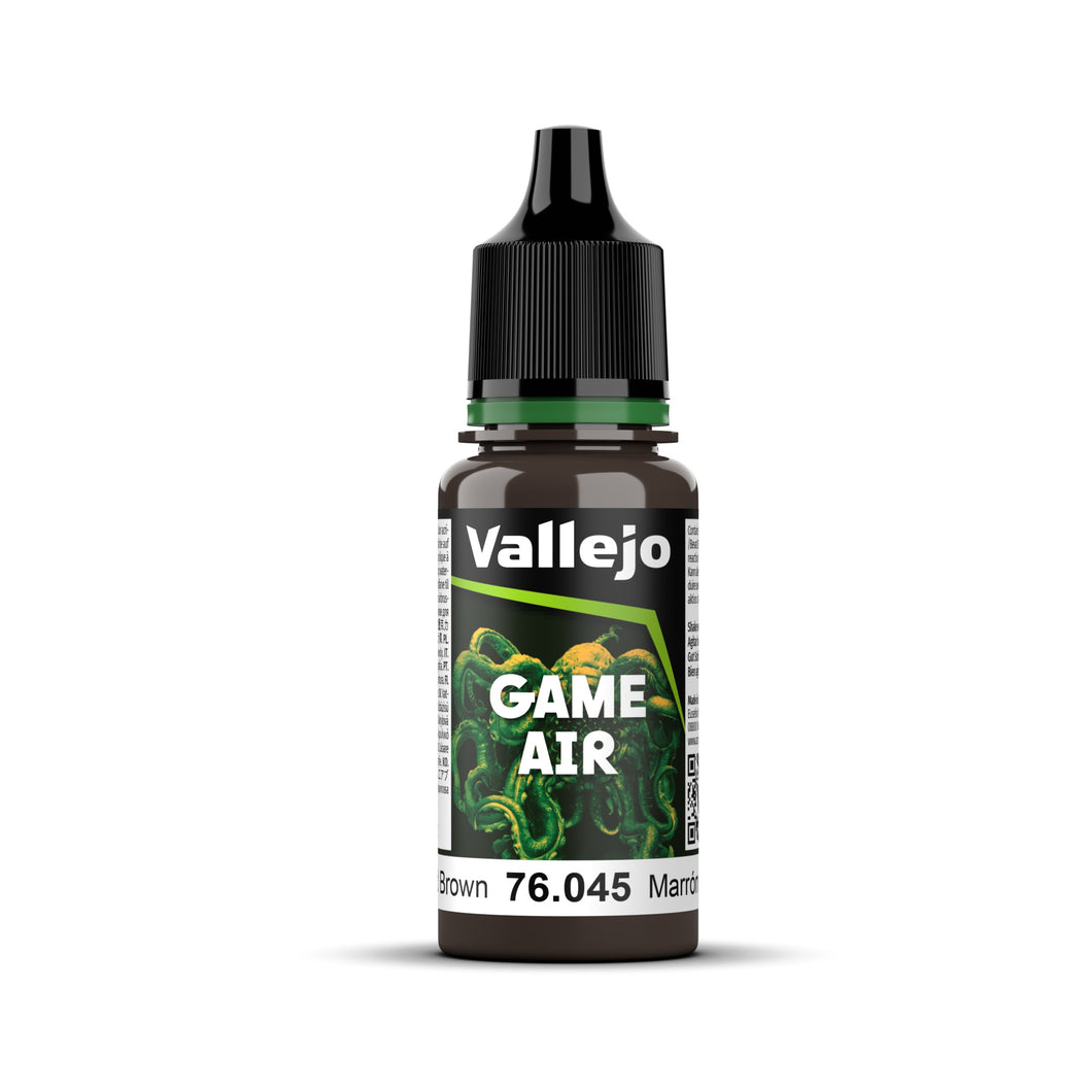 Vallejo Game Air - Charred Brown 18 ml