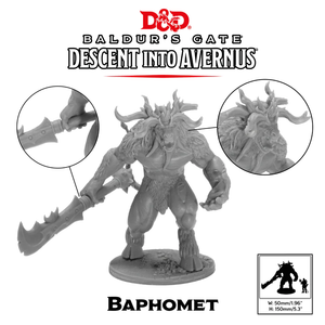 D&D Collectors Series Miniatures Baldurs Gate Descent into Avernus Baphomet
