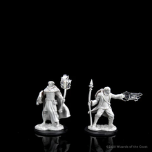 Load image into Gallery viewer, D&amp;D Nolzurs Marvelous Unpainted Miniatures Male Multiclass Cleric + Wizard
