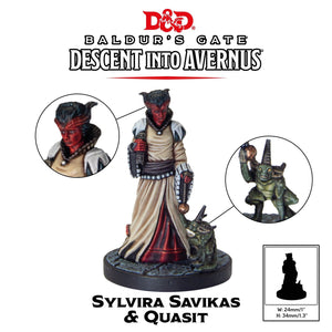 D&D Collectors Series Miniatures Baldurs Gate Descent into Avernus Sylvira Savikas